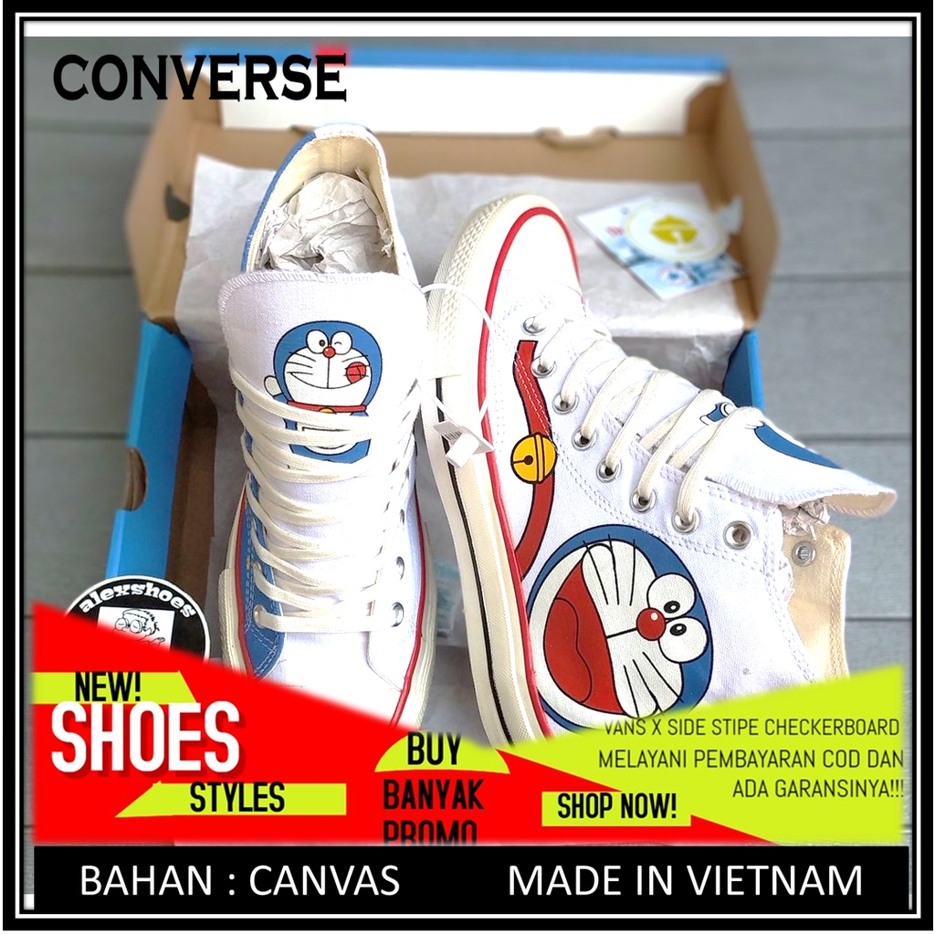 Converse 70s High Doraemon Multi Garnet Egret Premium BNIB Tag V