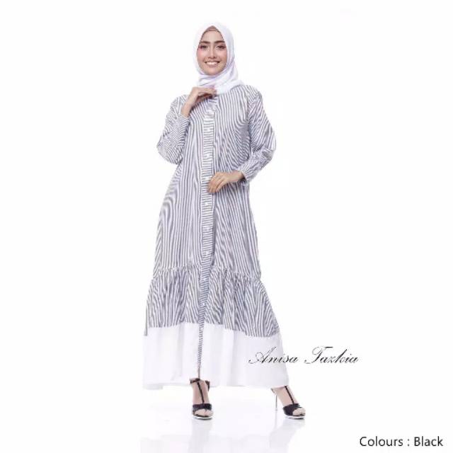 Busana Wanita | Busana Muslim Wanita |Dia Dress Black