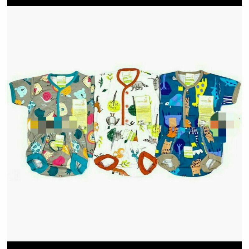 VELVET JUNIOR - MADAGASKAR SETELAN PENDEK NEWBORN CLANA POP PENDEK PER STEL