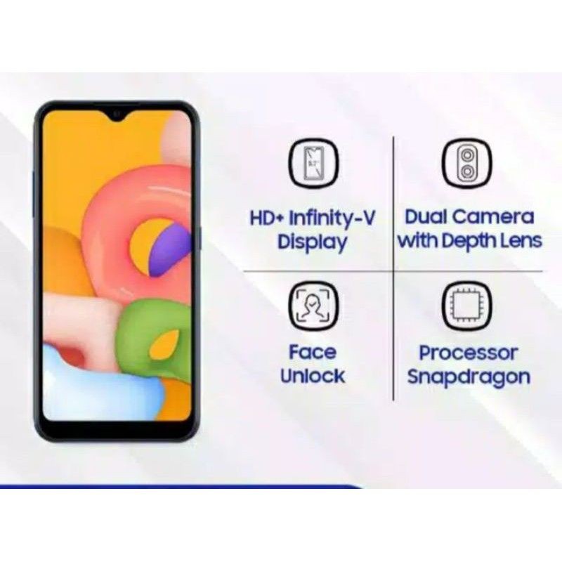 Samsung A01 2/16 gb garansi resmi Sein