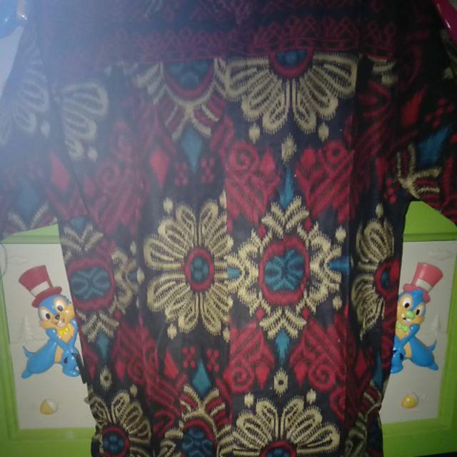 Kgk Kemeja Batik Slimfit Lengan Panjang Songket Baju Cowok Kerja