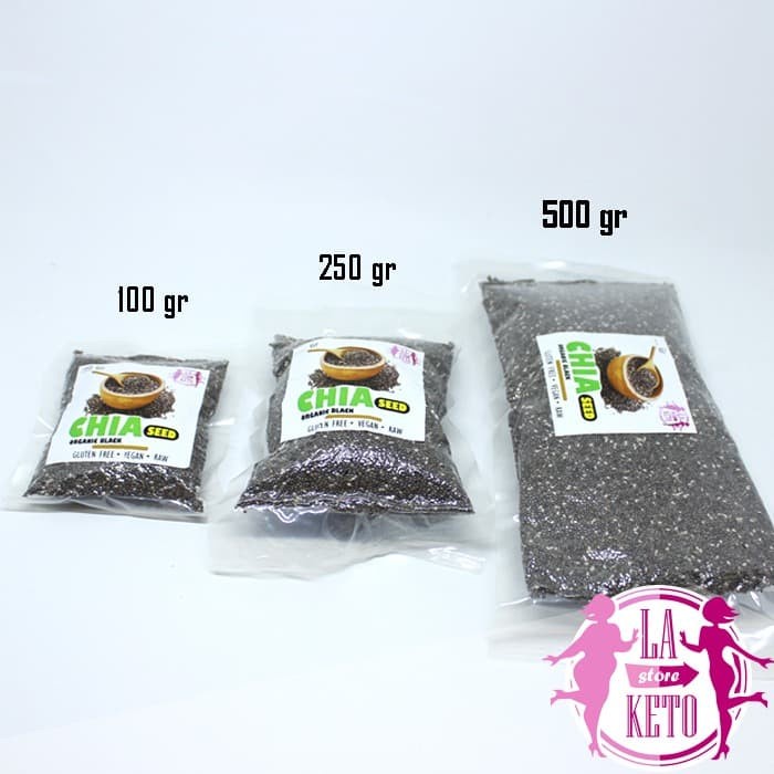 

TRADISIONALMINUMAN- ORGANIC BLACK CHIA SEEDS 100GR PERU -MINUMAN-TRADISIONAL.
