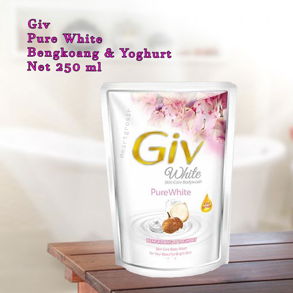 Giv / White / sabun badan / 250ml / Boady wash / Bengkoang