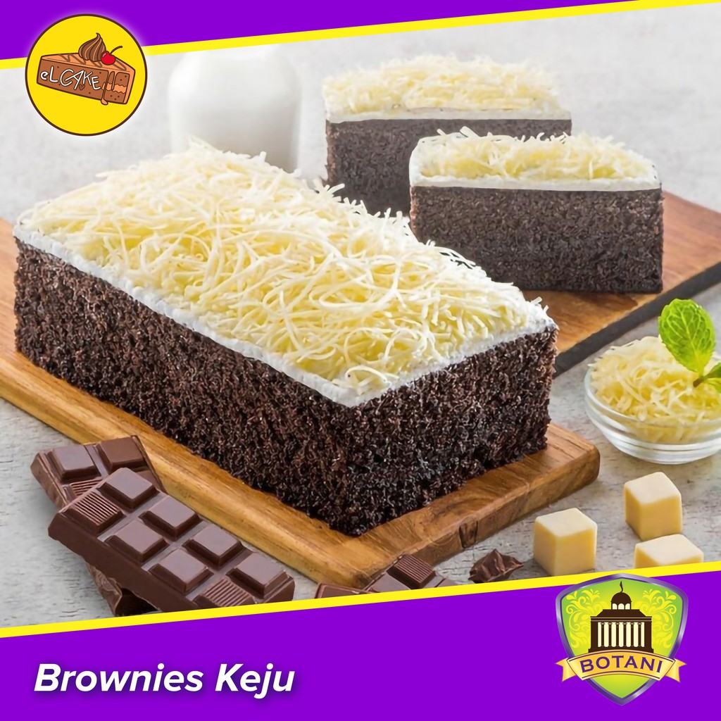 

Kue Bolu Brownies Keju Cake Strawberry Lapis Talas Botani by Sangkuriang, BSL, Kue Balok Lembut Asli