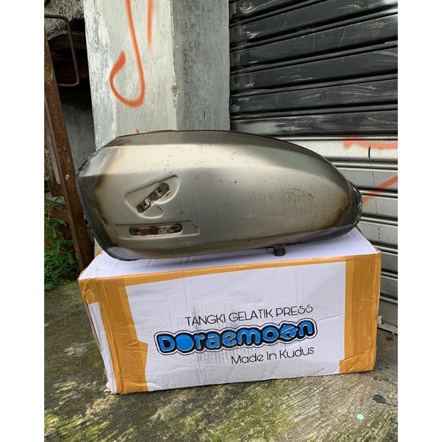 TANGKI CB PRES GLATIK TANK DORAEMON CB K2 KUDUS BAHAN BESI TEBAL PRES RAPI MIRIP ORI CB GL MEGAPRO T