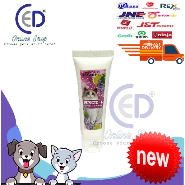 FUNGIZOL LOTION - SALEP ANTI FUNGI JAMUR KUCING