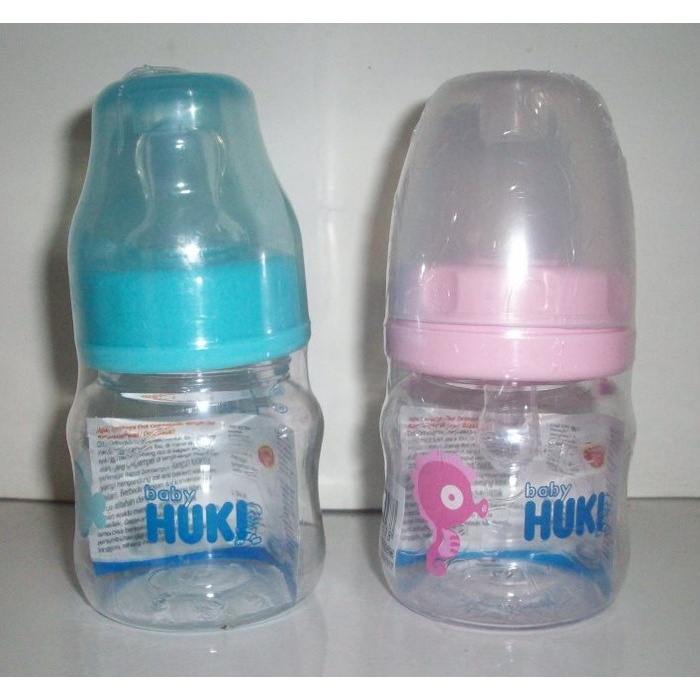 HUKI Botol PP SP Shaped 60ml / Botol Susu Huki Nipple Gepeng 60ml