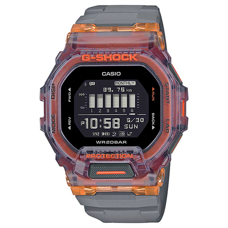 CASIO ORIGINAL G-SHOCK G SHOCK GSHOCK GBD-200SM-1A5 GBD 200SM 1A5 200 SM GBD200 JAM TANGAN PRIA LA R