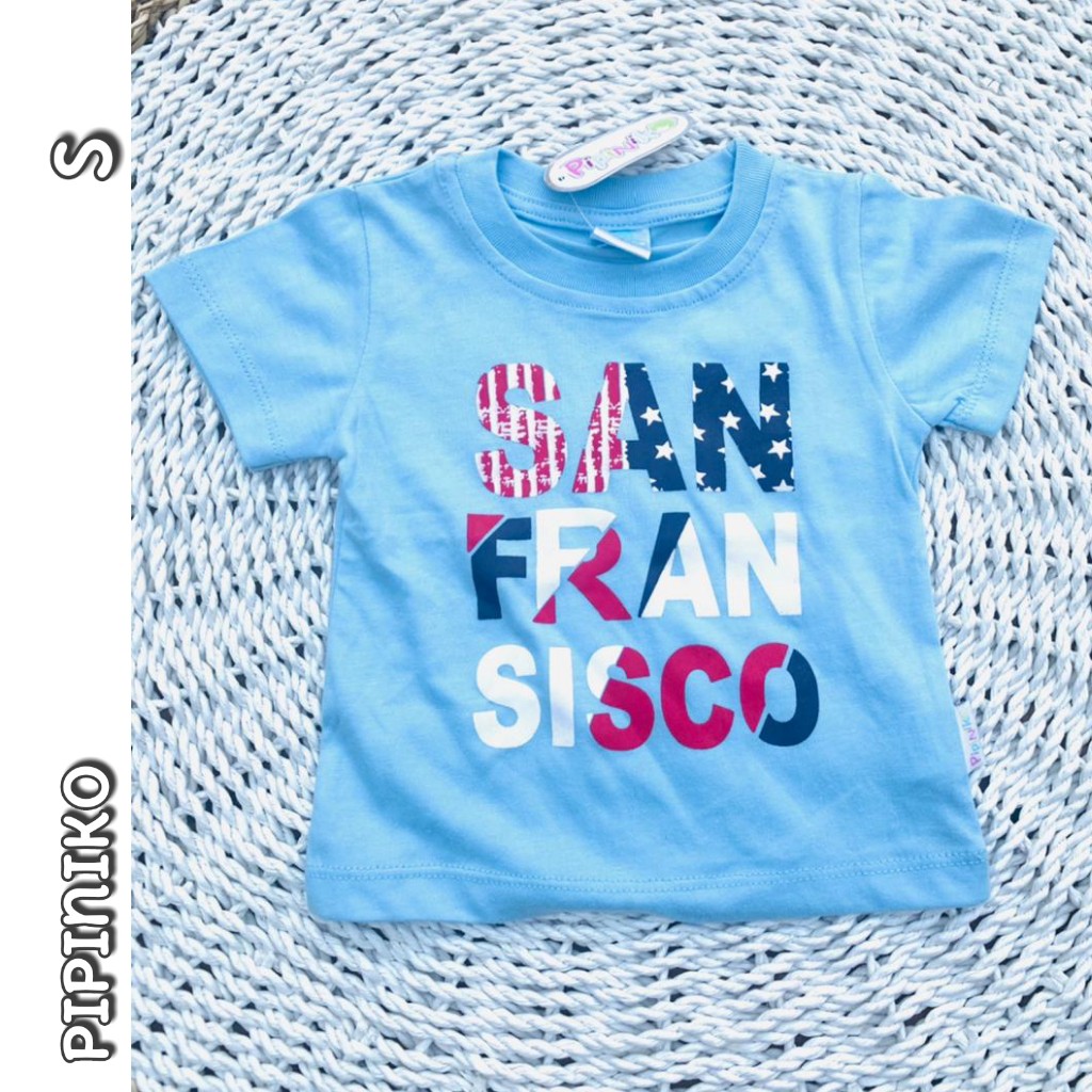 kaos anak 20 biru langit