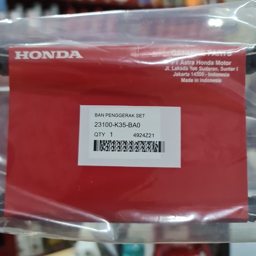 V Belt Set Vario 125 LED Original Honda AHM K35 Kit + Roller ORI VBelt