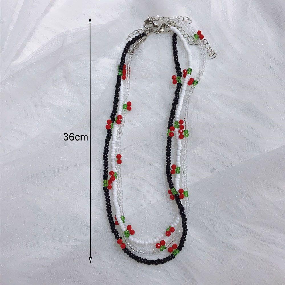 Kalung Tali Kepang Transparan Gaya Boho Untuk Wanita