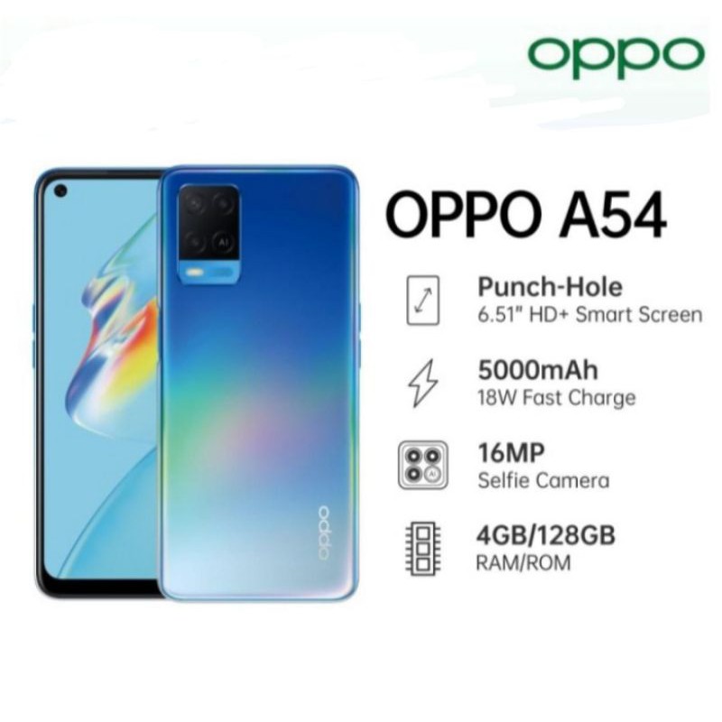 Oppo A54 Ram 4/128 [4/128] Garansi Resmi Oppo