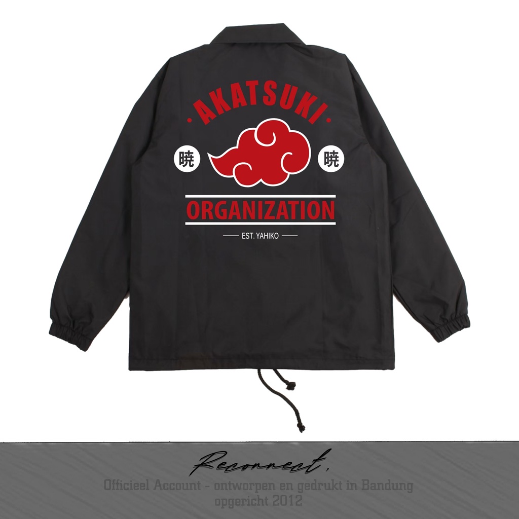 Reconnect Coach Jacket Akatsuki Naruto - Unisex