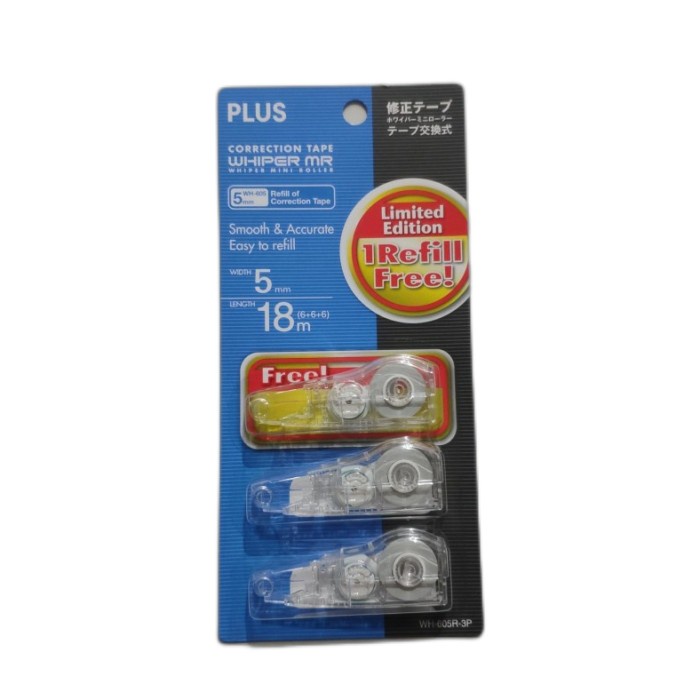 

Produk Refill Correction Tape Plus Wh-605 Terbatas