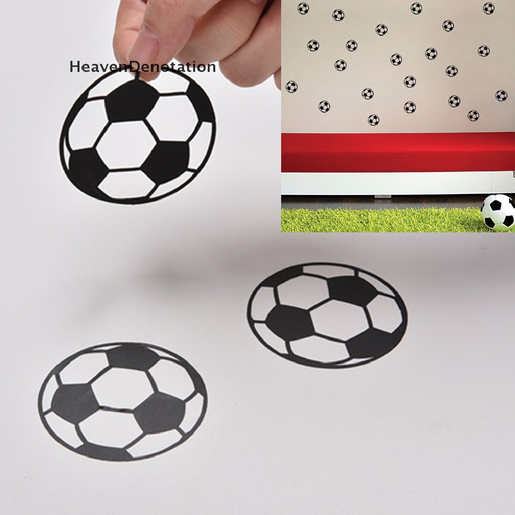 20 Pcs Stiker Dinding Desain Sepak Bola Untuk Kamar Tidur Anak