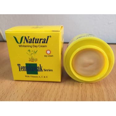 V Natural Day Cream Temulawak BPOM Original