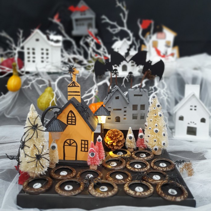 

dekorasi hiasan meja hampers halloween party decoration 33