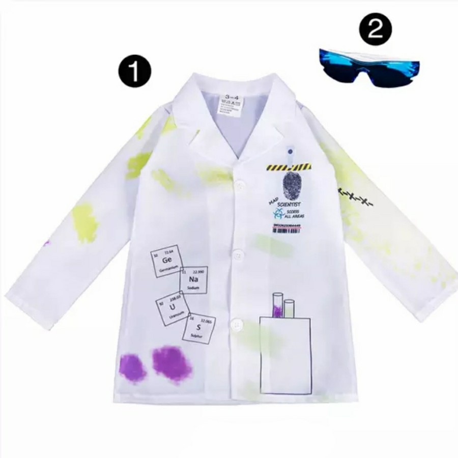 crazy scientist kids costume kostum anak profesi ilmuwan