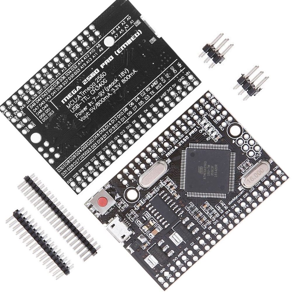 [IN STOCK/COD]Arduino MEGA2560 Pro USB CH340G Pro Micro ATMEGA2560-16AU For Arduino Mega 2560 R3 Mini