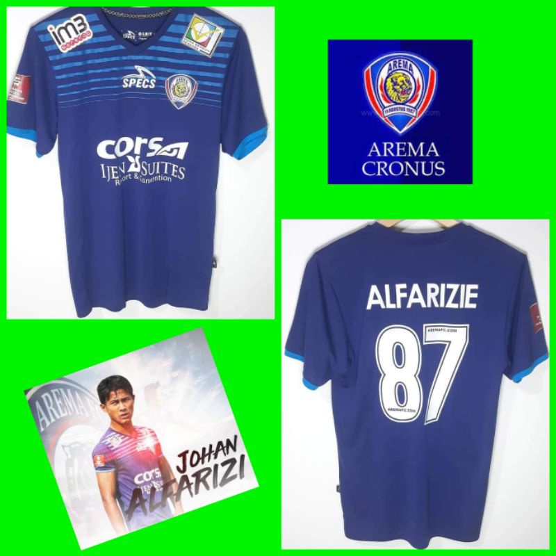 Jersey Arema Home 2016/2017, ALFARIZIE #87