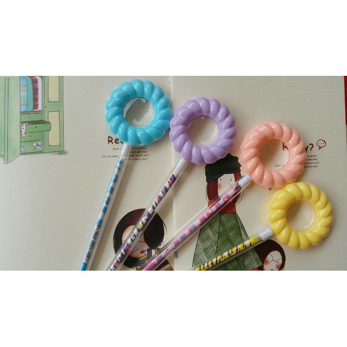 

SALE!!! TERLARIS!!! Pulpen Gel Lolipop Donat 0.38mm UNIK