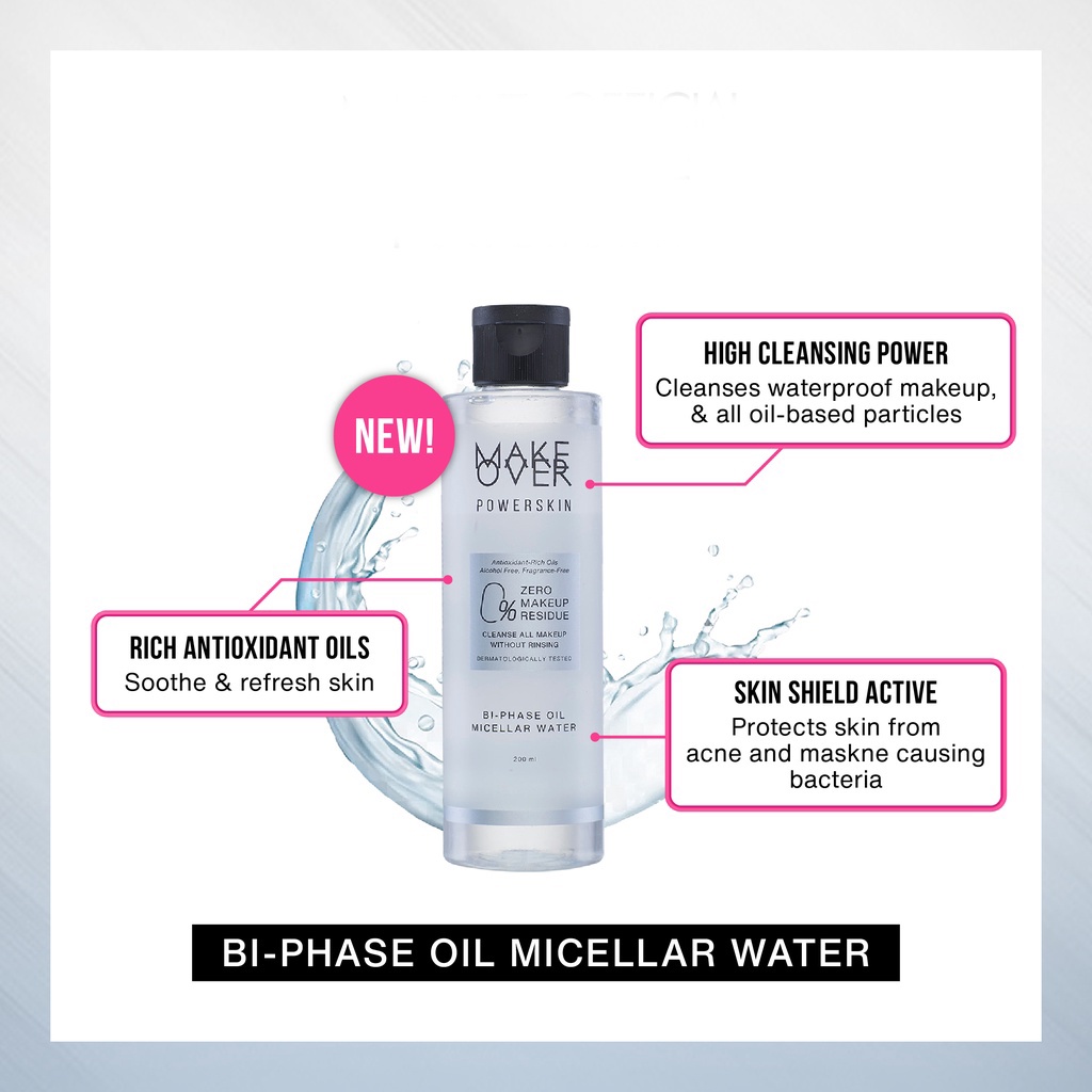 Make Over Powerskin Bi-Phase Oil Micellar Water