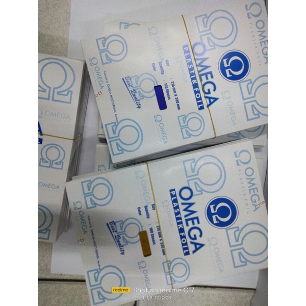 

YU Foil emas omega San foil best quality plastik foil Omega plastik foil emas kertas foil omega