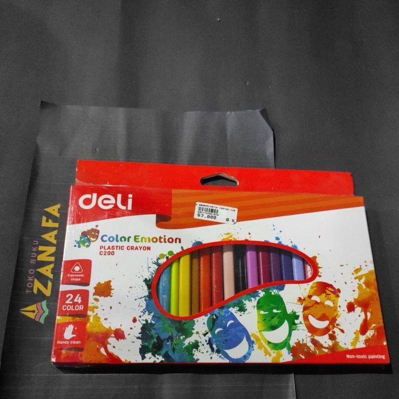 

Deli Color Emotion Plastic Crayon