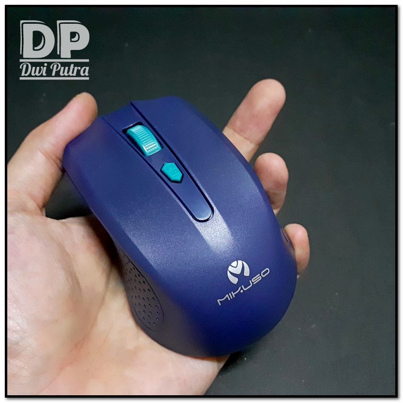 MOUSE WIRELESS MIKUSO W017 2.4GHz 1600 DPI // ADA PILIHAN WARNA // ERGONOMIC DESIGN FOR BUSINESS // COLOR COLOUR BEST KEYBOARD COMPANION