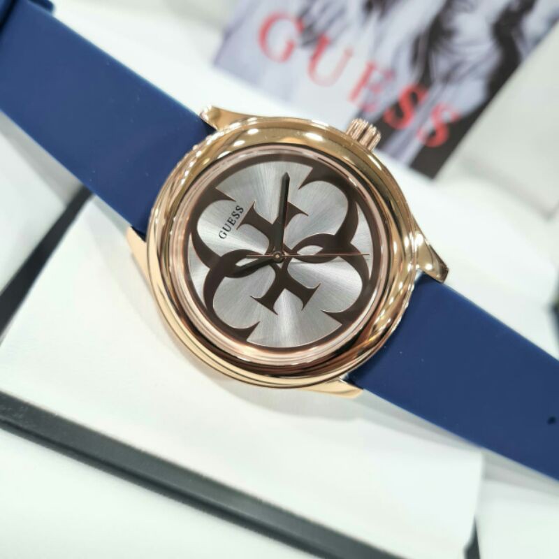 JAM TANGAN PRIA GUESS BATRE STAINLESS TALI KULIT