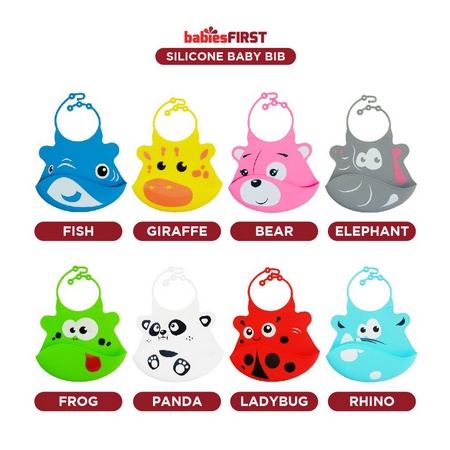 MAK298 BABIESFIRST SILICONE BABY BIB CELEMEK BAYI BF901