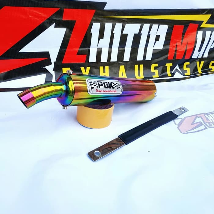 Silencer knalpot racing PDK Rainbow NINJA 2TAK - FIZ R