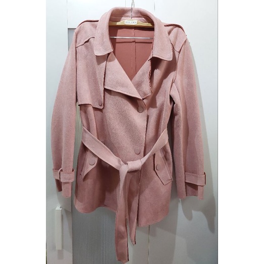 Preloved jaket/blazer wanita bahan suede