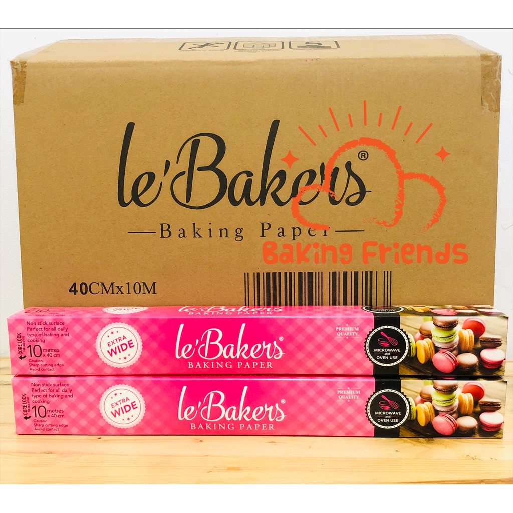 LE BAKERS BAKING PAPER 40CM X 10M/KERTAS LOYANG BAKING/KERTAS PANGGANGAN/LEBAKER