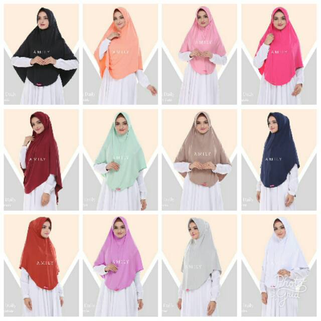 JILBAB  INSTAN JERSEY OZZA ORIGINAL DAILY  AMILY-1