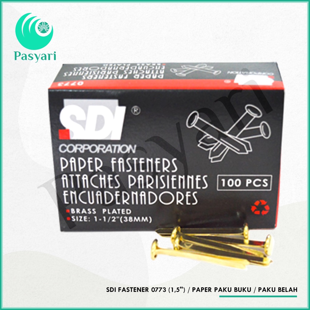 

Sdi Fastener 0773 (1,5") / Paku Belah