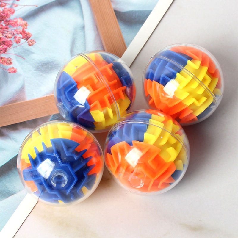 Mary 3-D Maze Walking Bead Cube Dekompresi Magic-Cube Puzzle Sensory Fidget Untuk Kecerdasan Kreatif Untuk Anak Laki-Laki G