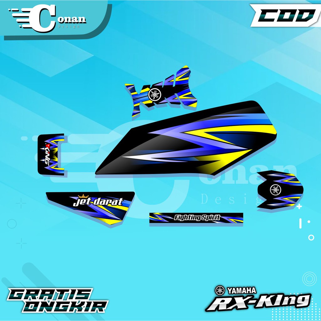 Striping Rx King Variasi 2004 2008 Setriping RX King Strip Fight Spirit Variasi Motor RX KING