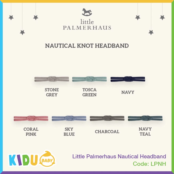 Little Palmerhaus Nautical Headband  Aksesoris Anak Perempuan Bandana Rambut Bayi Kidu Baby