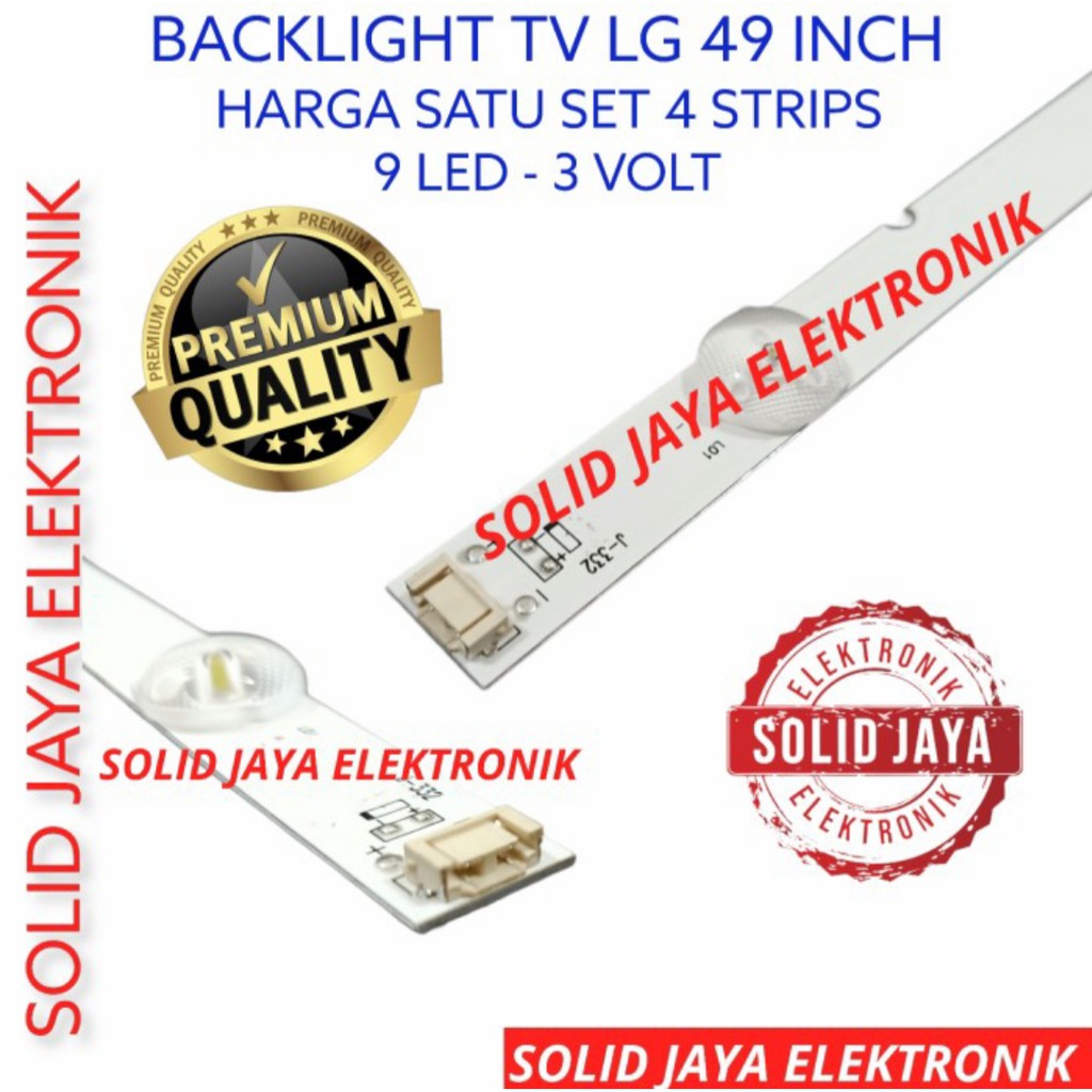 BACKLIGHT TV LED LG 49 INC 49UK6300 PTE 49UK6300PTE 49LJ550 49LJ550T T LAMPU BL 49UK 49LJ 9K 9 KANCING LAMPU 3V 49INCH 49INC 49IN 3 VOLT LG LAMPU BL BACK LIGHT 49LG