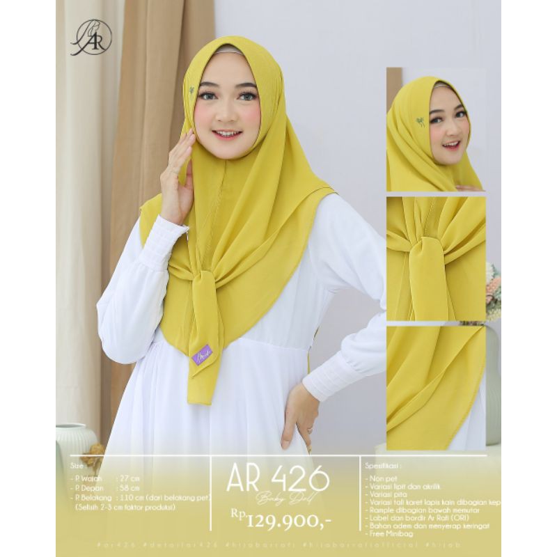 TERLARIS √ Ar 426 hijab instan by hijab ar rafi original hijab instan - INAYAHHIJAB-6