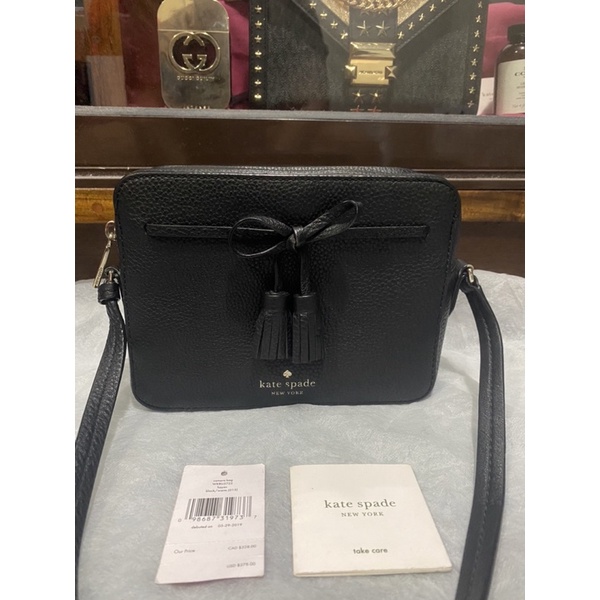 kate spade hayes camera bag black hitam ks authentic tas wanita preloved