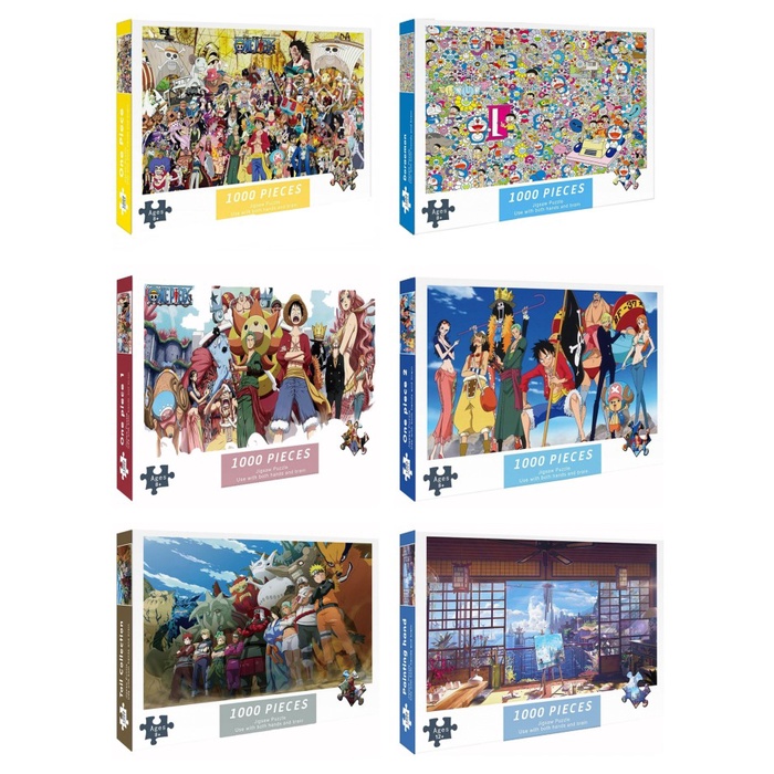 Puzzle 1000 Pcs One Piece Naruto Doraemon Jigsaw Puzzle