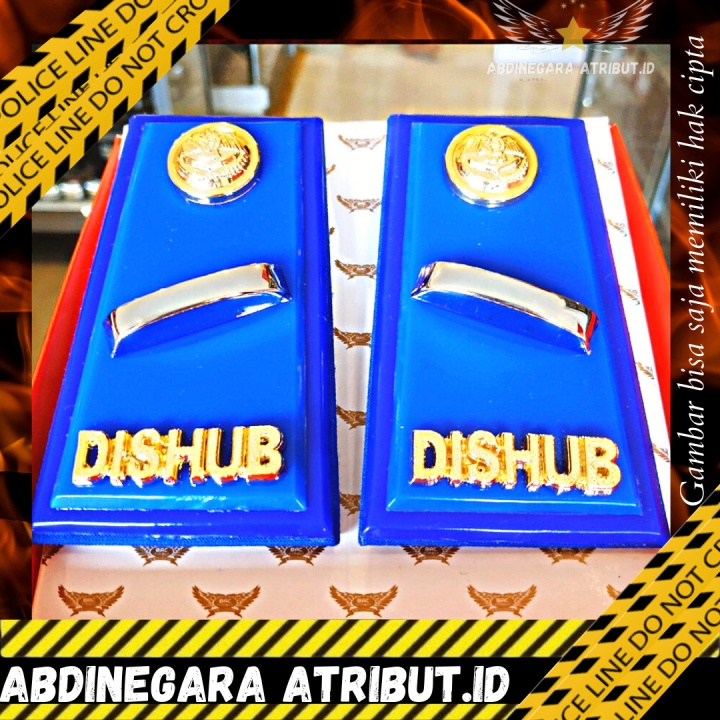 Pangkat Dishub SMA full Mika Kilap Cod Perlengkapan Dishub Abdinegara Atribut