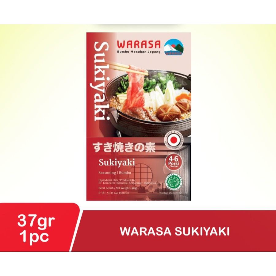 

Warasa Bumbu Sukiyaki Instant 50gr Halal