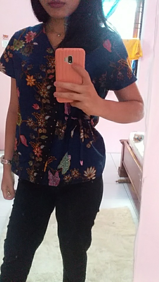 Blouse Batik Wanita Bna370c