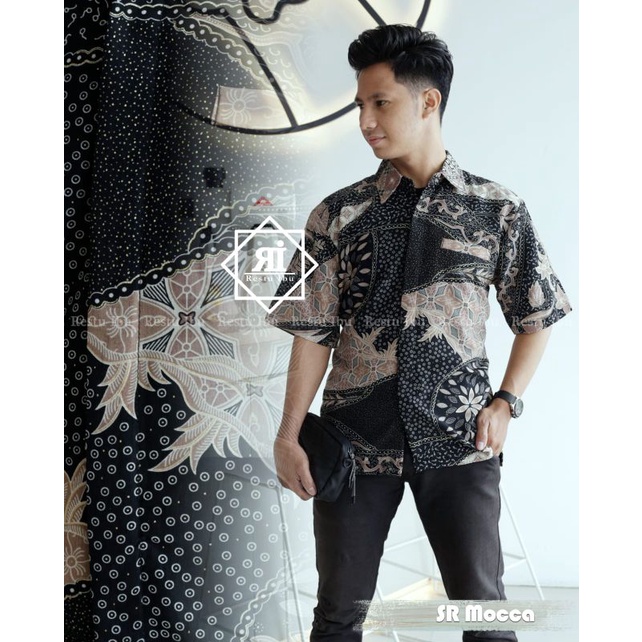 Terlaris !! Hem Batik Pria lengan pendek / Kemeja Modern / Hem Batik Motif Terbaru