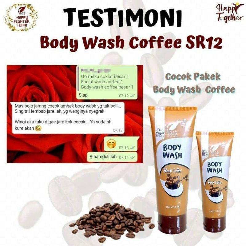BODY WASH BLACK COFFE SR12 || BODY WASH COFFE SR12