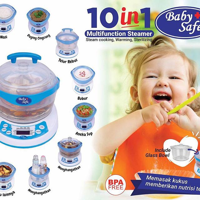 Baby Safe 10in1 Multifunction Steamer LB005