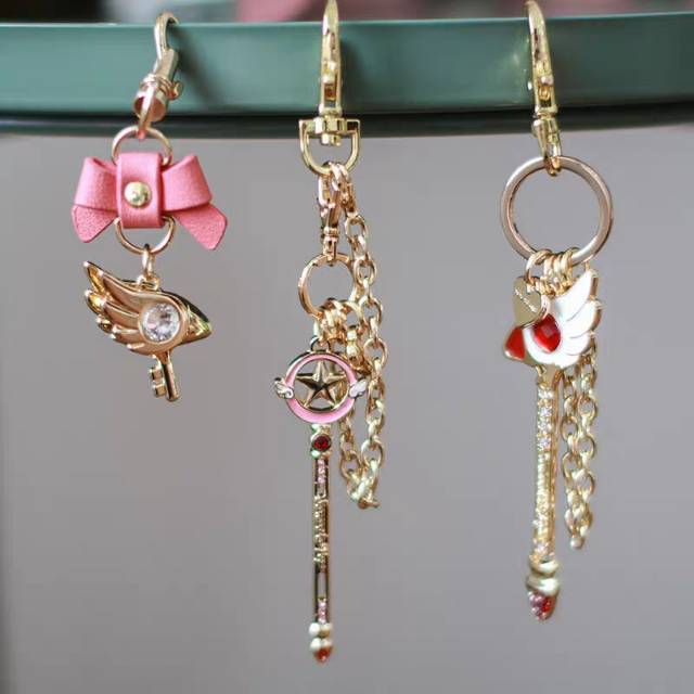 GANTUNGAN TAS CARDCAPTOR SAKURA X SAMANTHA VEGA BIRD WAND BAG CHARM